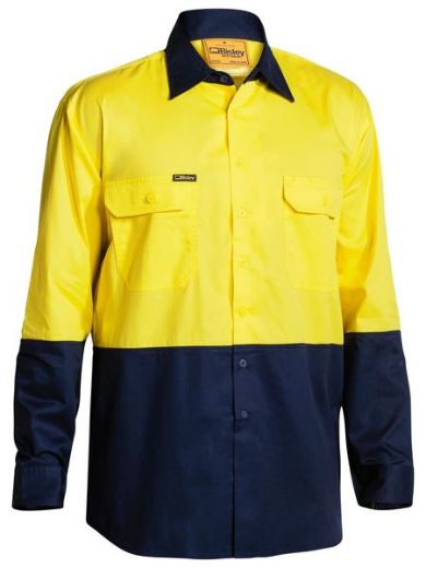 Picture of BISLEY Hi Vis Cool Lightweight  Drill Shirt